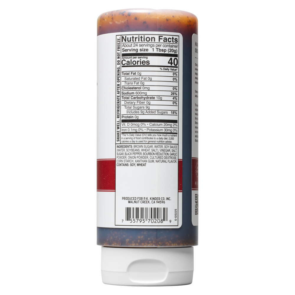 Kinder's Marinade Bourbon Brown Sugar 471g