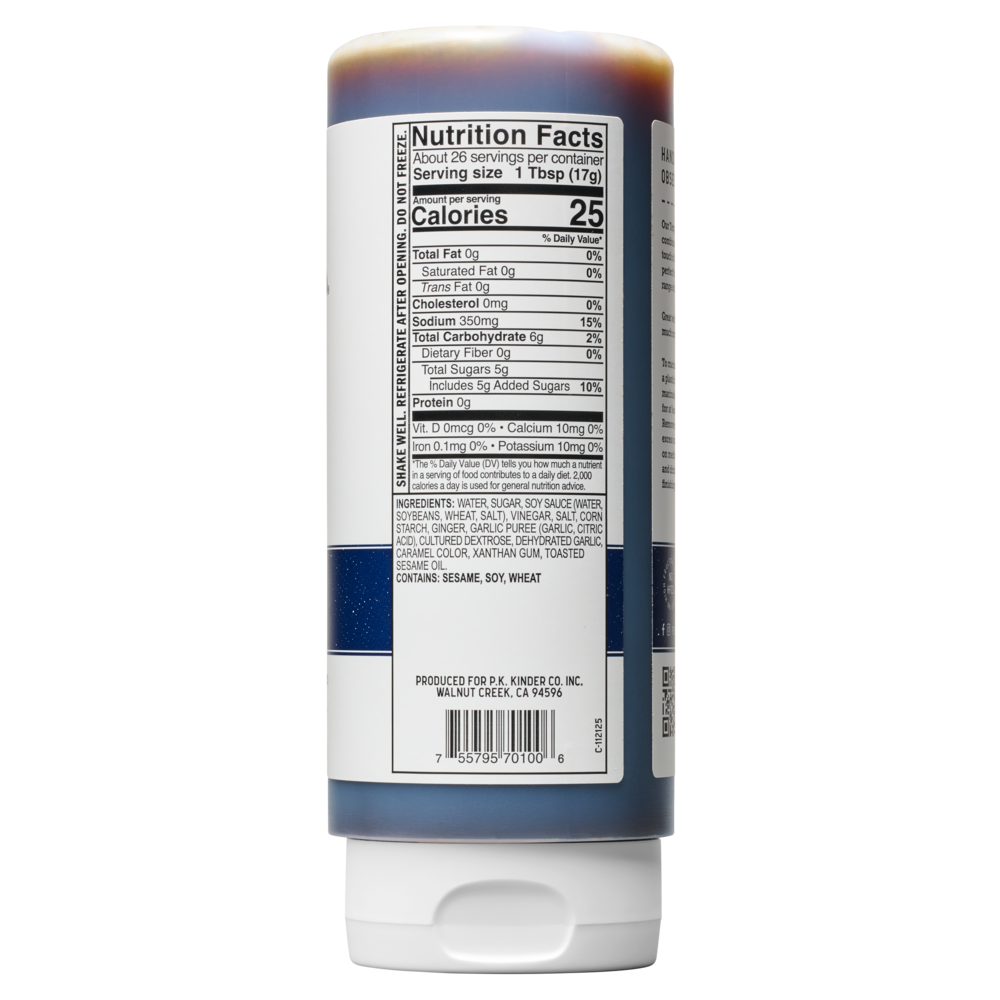 Kinder's Marinade Teriyaki with Garlic & Ginger 439g