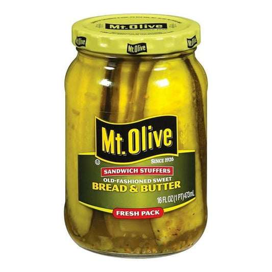 Mt. Olive Bread & Butter Sandwich Stuffers 473ml (Best Before : 18 May 2026)