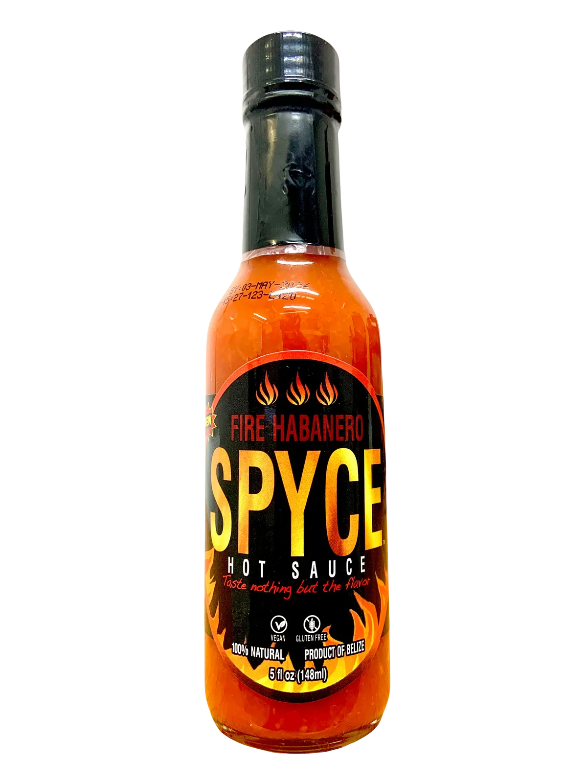 2 for 99p! | Spyce Hot Sauce Fire Habanero 148ml (Best Before May 2026)