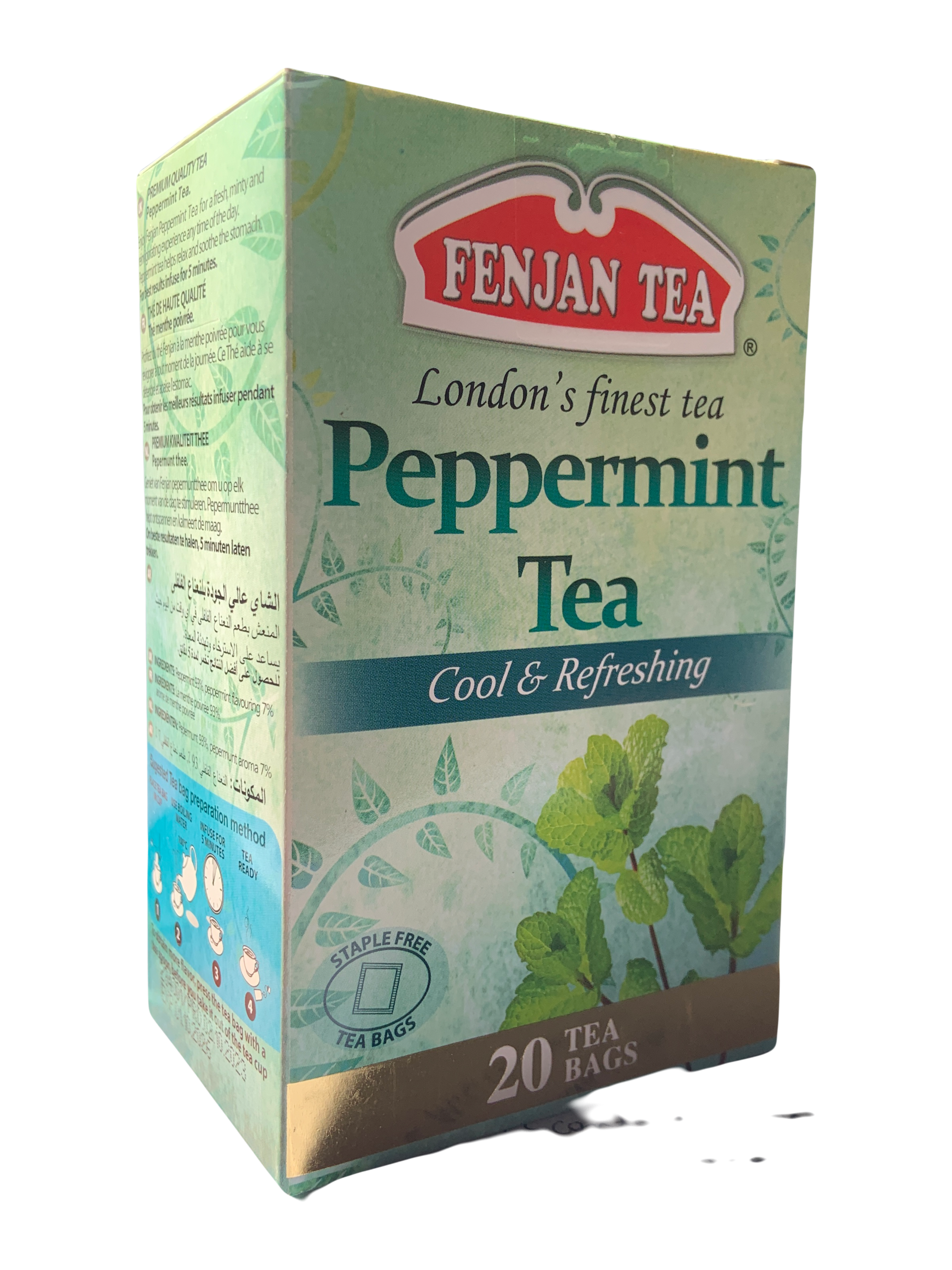 Fenjan Peppermint Tea 40g | Cool & Refreshing | 20 Tea Bags