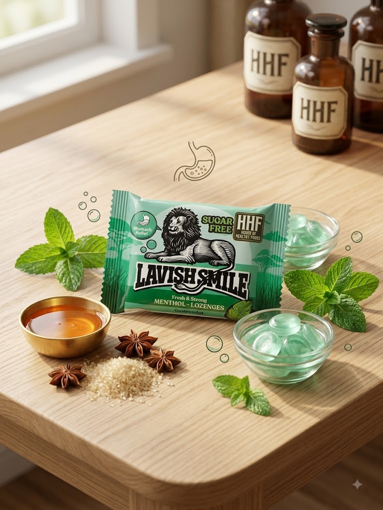 LAVISH SMILE Fresh & Strong MENTHOL - LOZENGES Gastromint