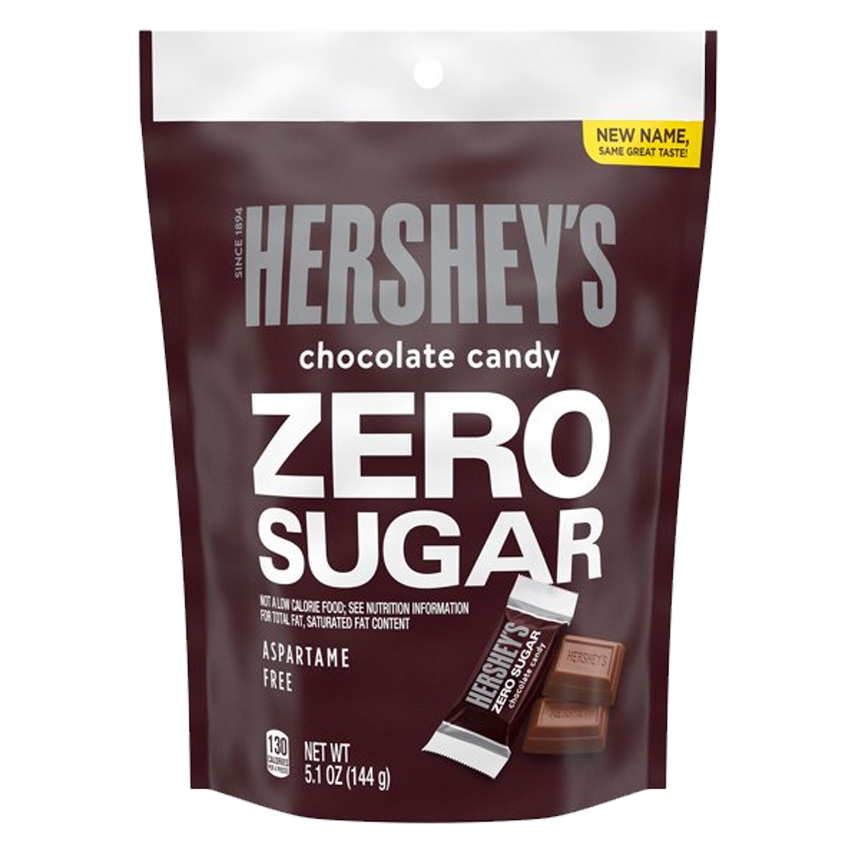 Hershey's Zero Sugar Milk Chocolate Candy 144g (Best Before June 2026)