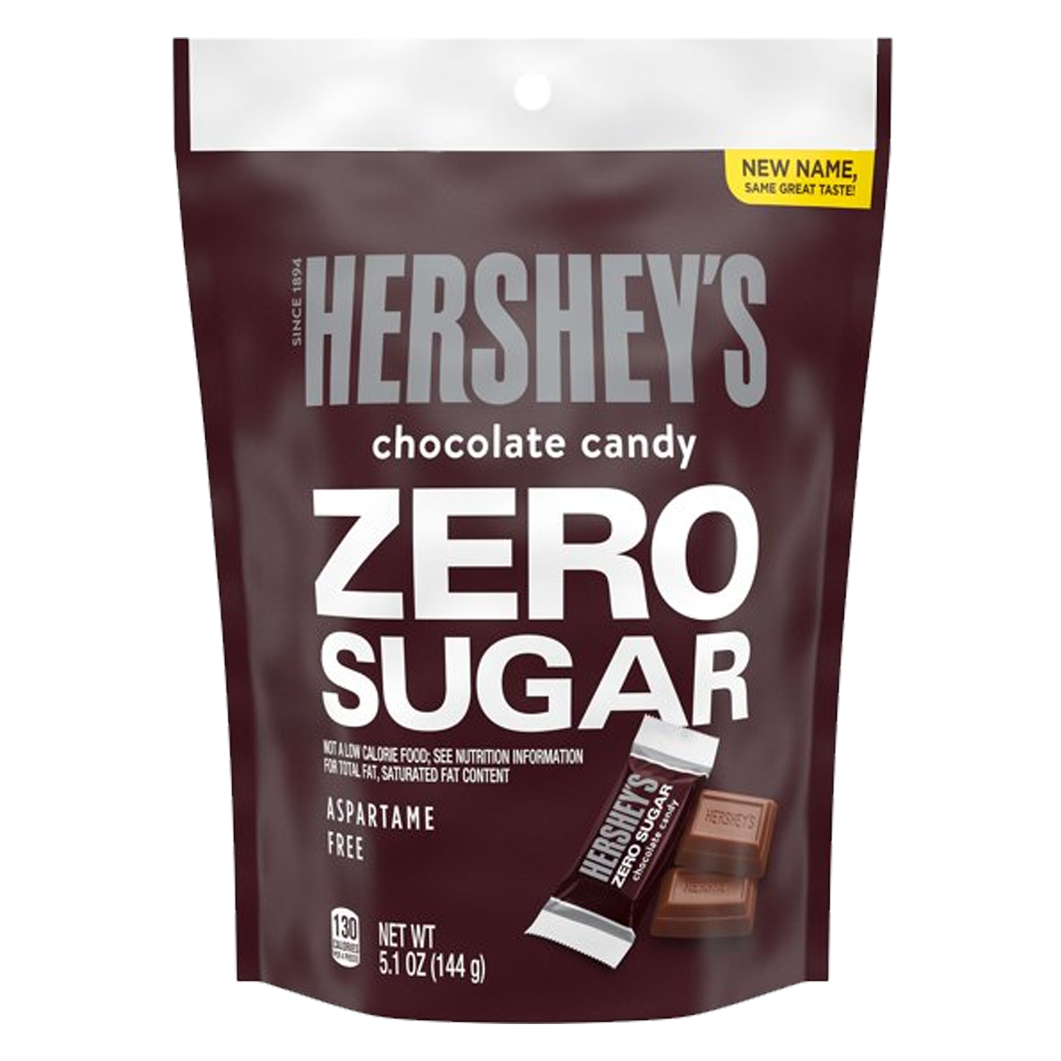 Hershey's Zero Sugar Milk Chocolate Candy 144g(Best Before Date May 2026)