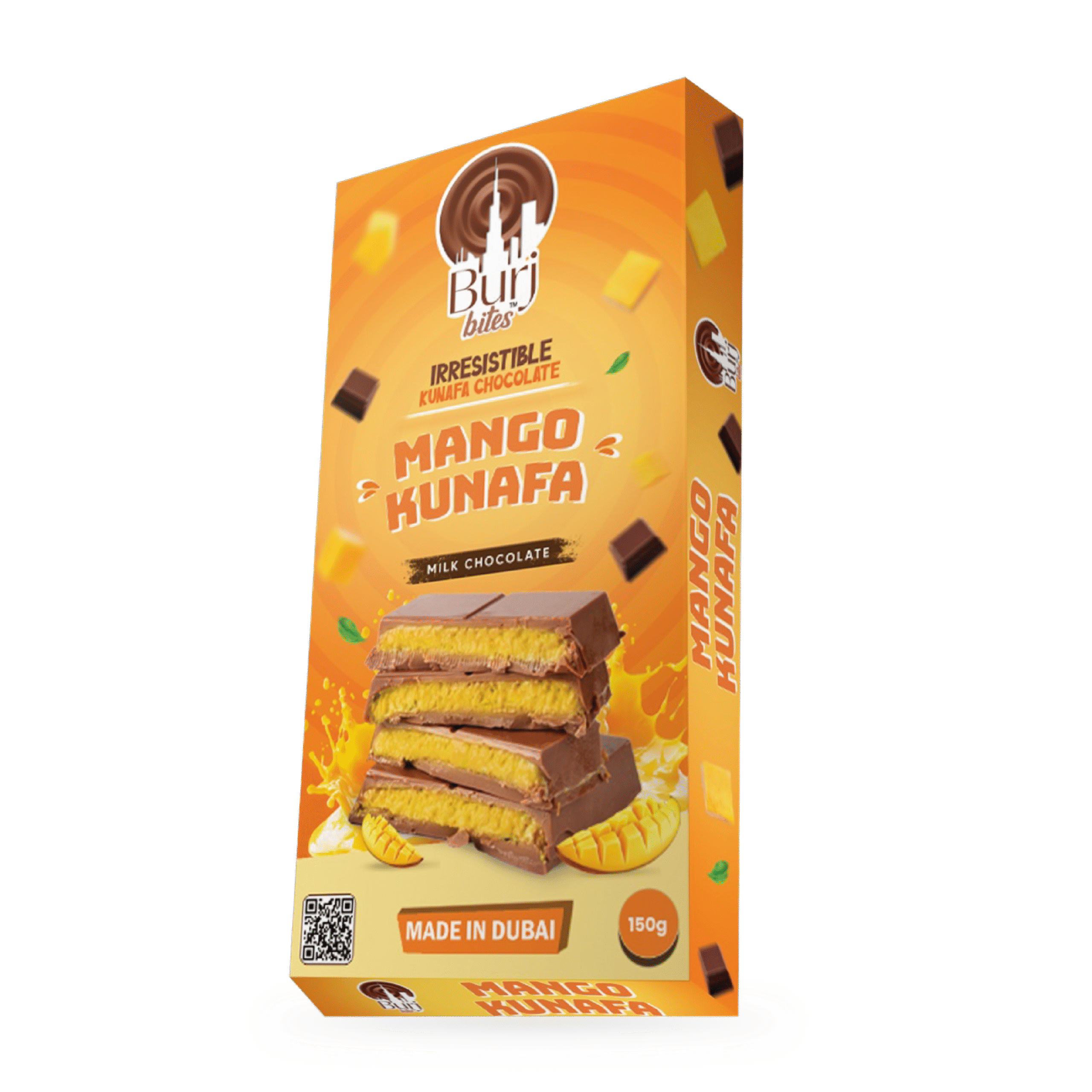 Dubai Milk Chocolate Mango Kunafa 100g (Best Before : 13 March 2026)