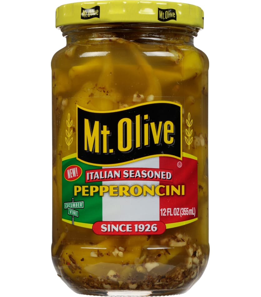 Mt. Olive Italian Seasoned Pepperoncini 355ml
