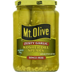 Mt. Olive Zesty Garlic Kosher Dill Spears 710ml (Best Before : August 2026)