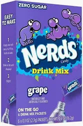 Singles To Go Nerds Grape Drink Mix 16.2g (6 Sticks)