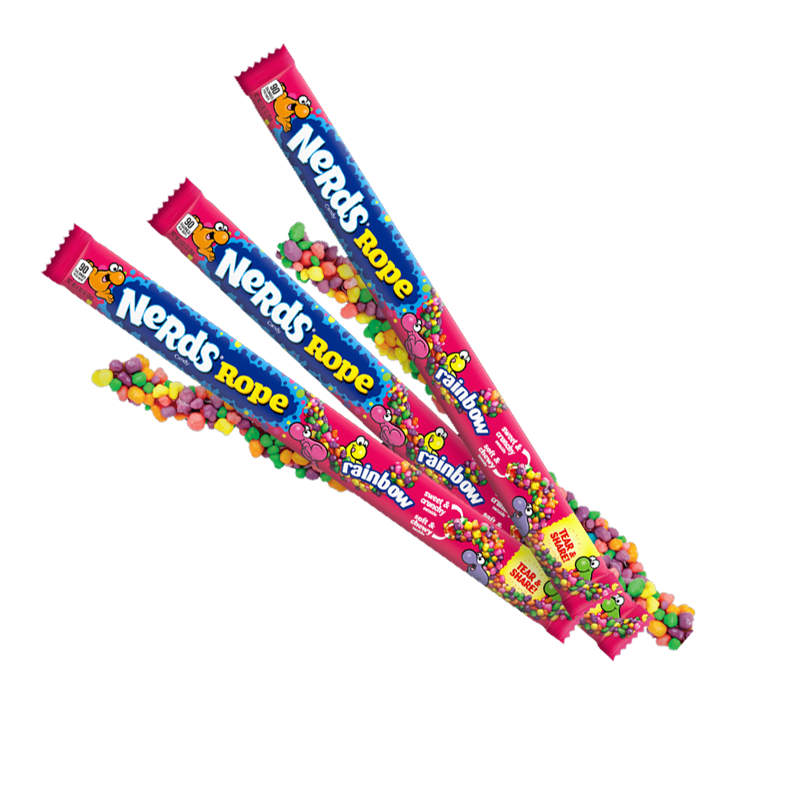 Nerds Rainbow Candy Ropes 26g (Best Before : 14 July 2026)