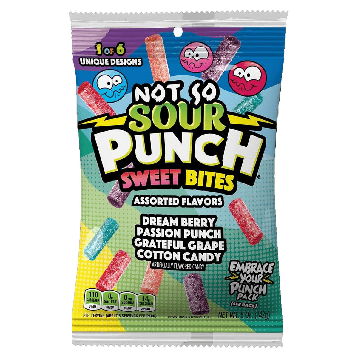 Sour Punch Not So Sour Bites 142g