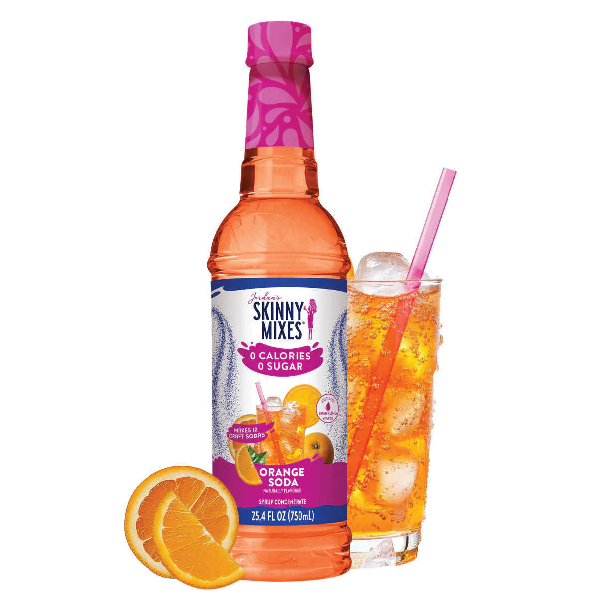 Skinny Sugar Free Orange Soda Syrup 750ml