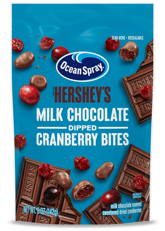 Ocean Spray Hershey's Milk Chocolate Dipped Cranberry Bites 142g