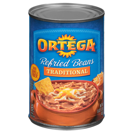 Ortega Traditional Refried Beans 454g(BBD: 06/04/2025)