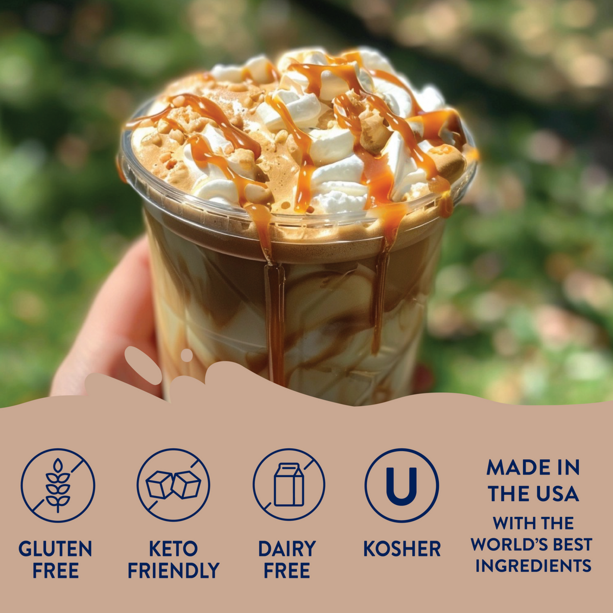 Sugar Free Salted Caramel Syrup (Pack Of 3 Bundle)