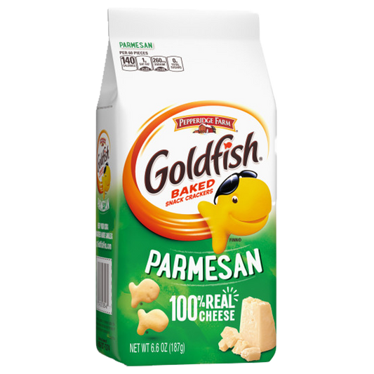 Pepperidge Farm Goldfish Parmesan Baked Snack Crackers 187g (BBD 17/JUNE 2025)