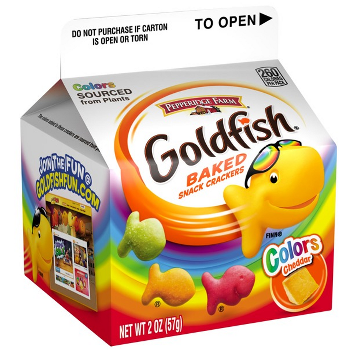 Pepperidge Farm Goldfish Cheddar Color Baked Snack Crackers 57g (Best Before : 20 August 2025)