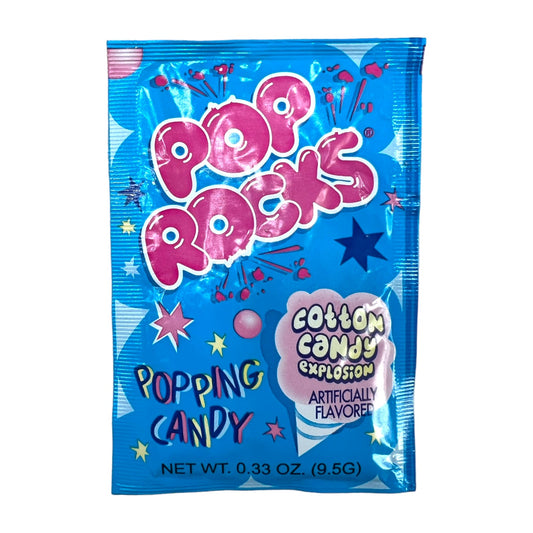 Pop Rocks Cotton Candy Popping Candy 9.5g(Best Before Date 05/2025)