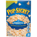 Pop Secret Homestyle Microwave Premium Popcorn 272g- (3 x 90g) (Best Before : 03 Sep 2026)