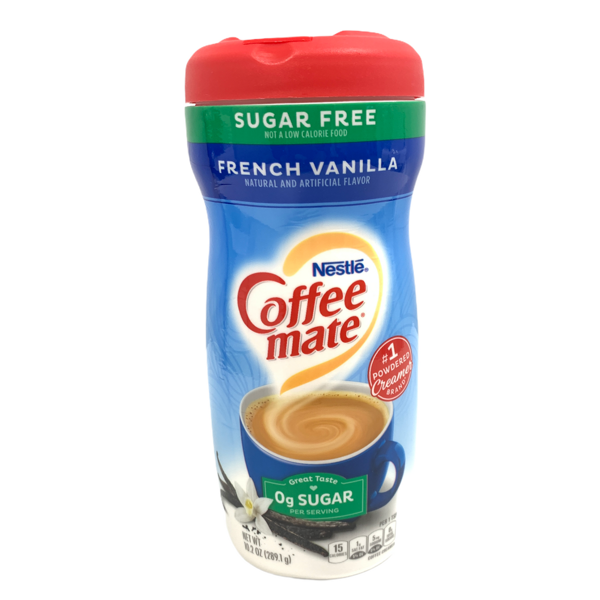 Nestle Coffee Mate Zero Sugar French Vanilla Coffee Creamer 289.1g(BBD FEB 2027) - LID DAMAGED