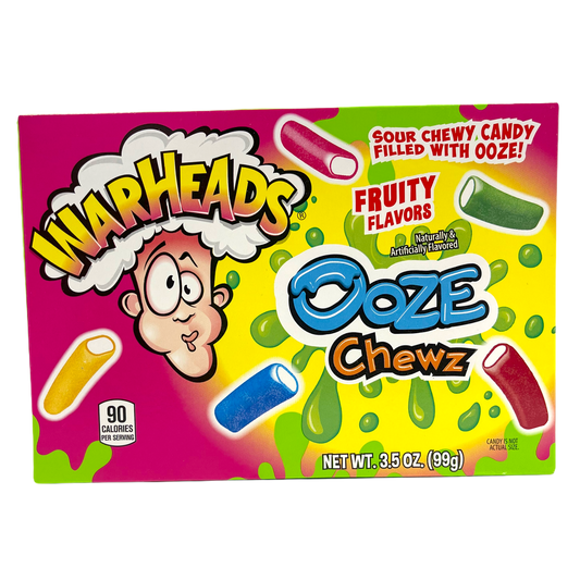 Warheads Ooze Chez Sour Chewy Candy Box 99g (Best Before 03/2026)