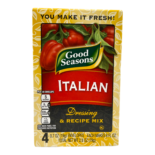 Good Seasons Italian Salad Dressing & Recipe Mix (4 x 19g) 79g (Best Before : 06 July 2026)
