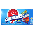Airheads Assorted Flavours 6 Bars Theatre Box 93.6g sold by American Grocer in the UK