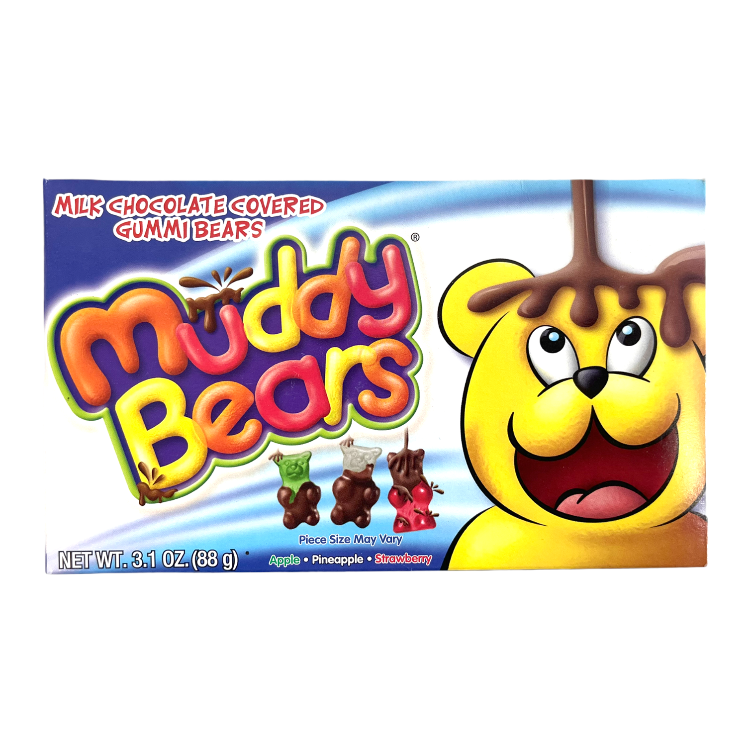 Muddy Bears Milk Chocolate Covered Gummi Bears 88g (Best Before : July 2026)