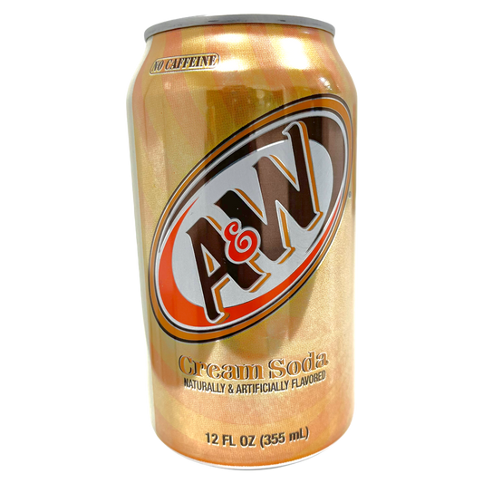 A&W Cream Soda Flavoured 355ml (Best Before : 12 Nov 2025)
