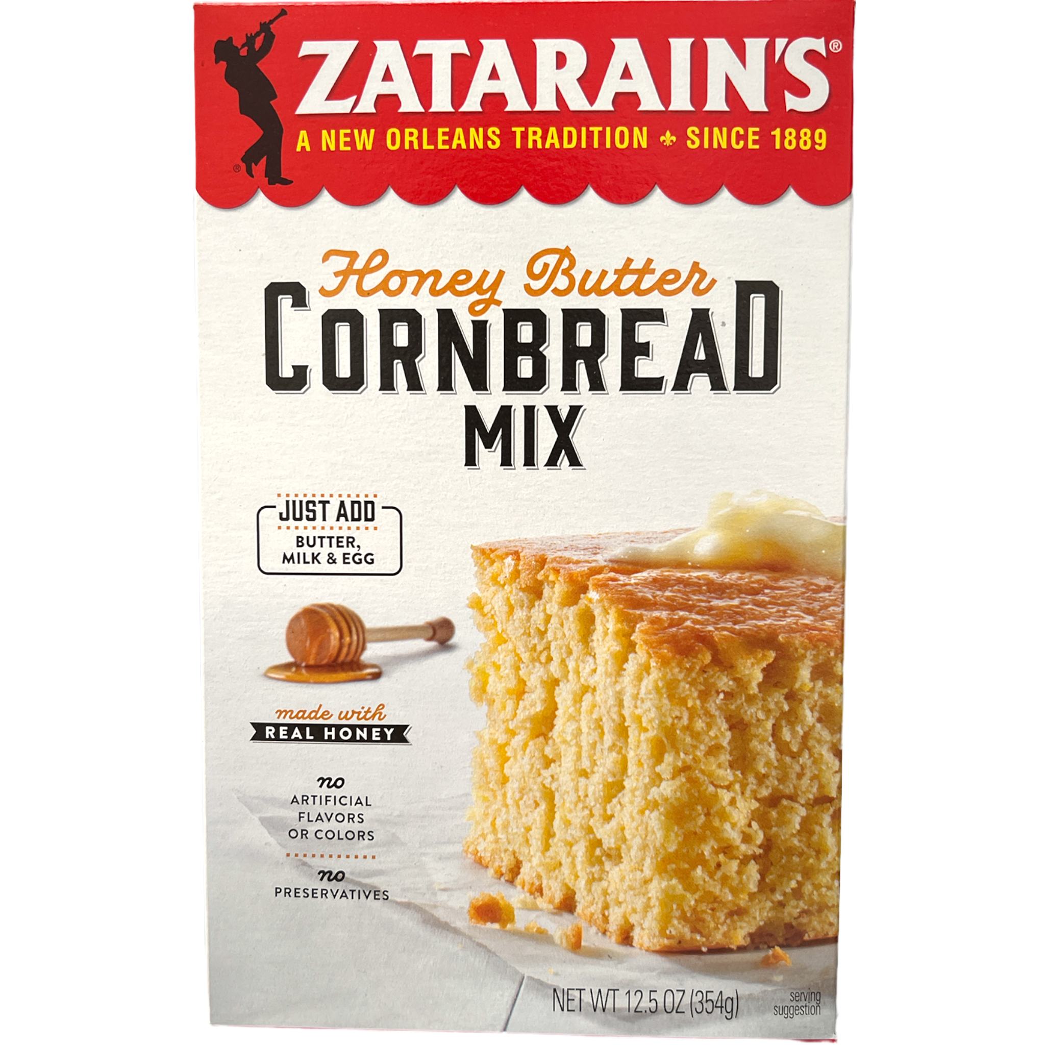 Zatarain's Honey Butter Cornbread Mix 354g
