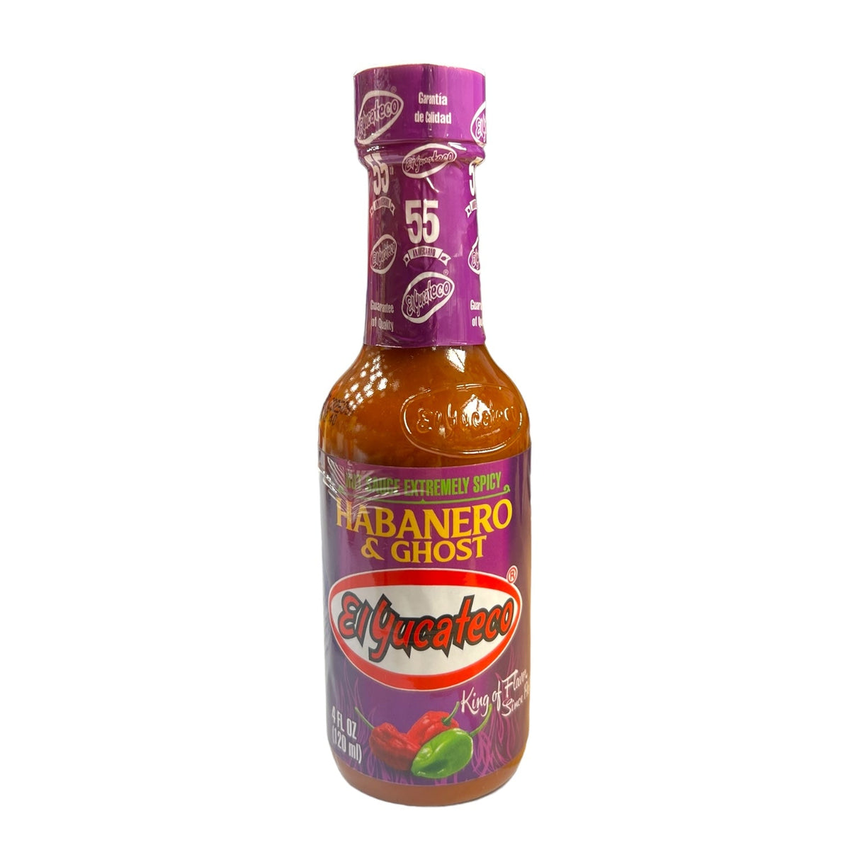 El Yucateco Habanero & Ghost Hot Sauce 120ml(BBD DEC 2026)