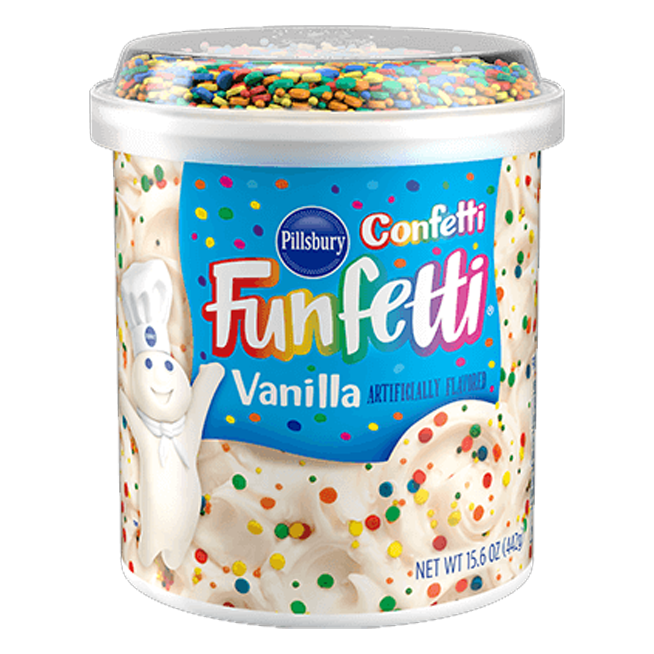 Pillsbury Confetti Funfetti Vanilla Frosting 442g