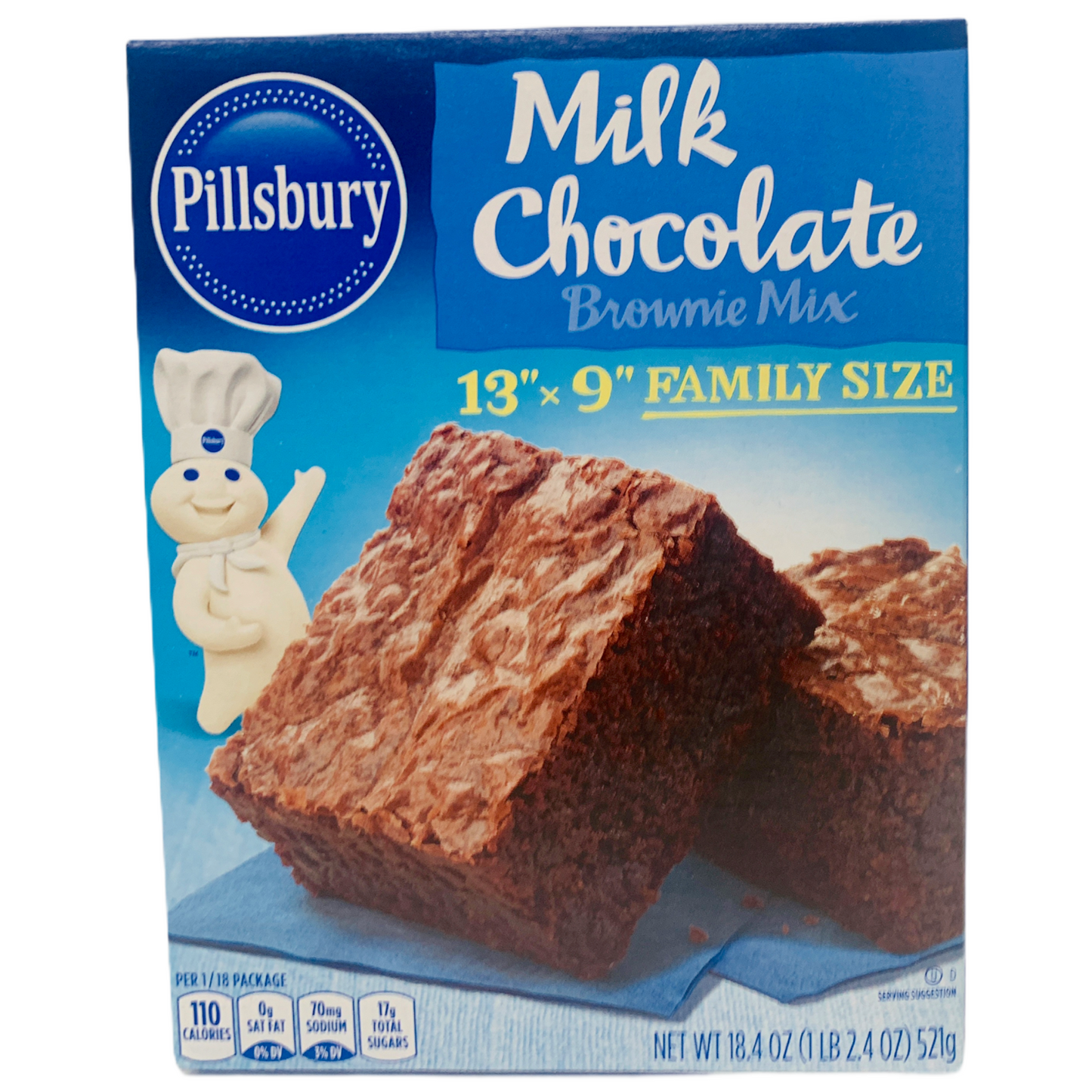 Pillsbury Milk Chocolate Brownie Mix 521g (Best Before Date 09/25)