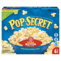 Pop Secret Extra Butter Microwave Popcorn 540g-(6 x 90g)