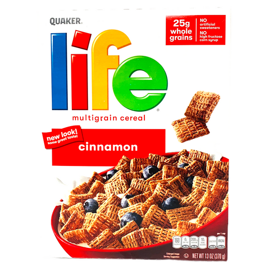 Quaker Cinnamon Life Multigrain Cereal 370g(Best Before Date September 25)