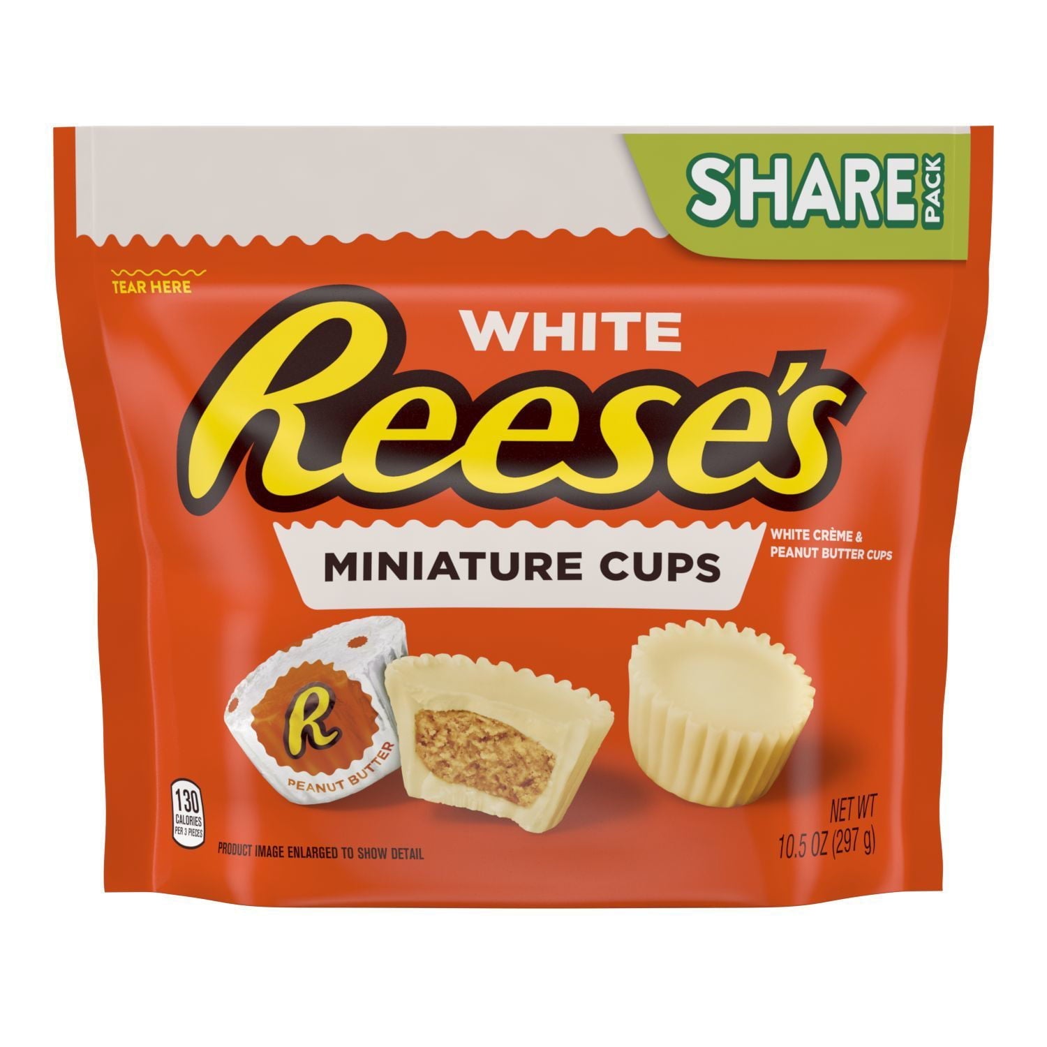 Reese's White Miniatures Cups 297g(Best Before Date :- 12/2025)