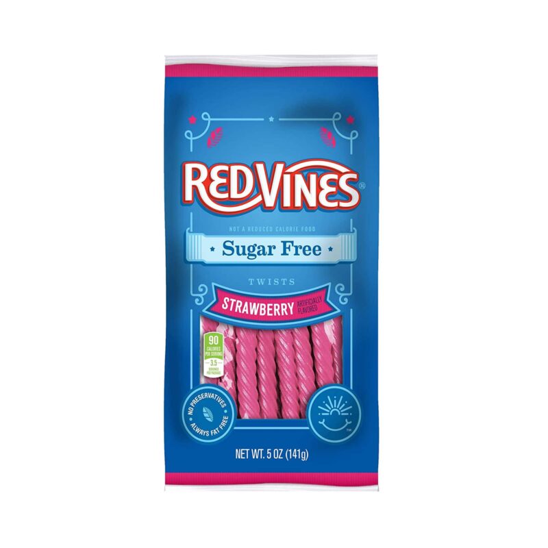 Red Vines Sugar Free Strawberry Twists 142g (Best Before Date 16/02/2024)