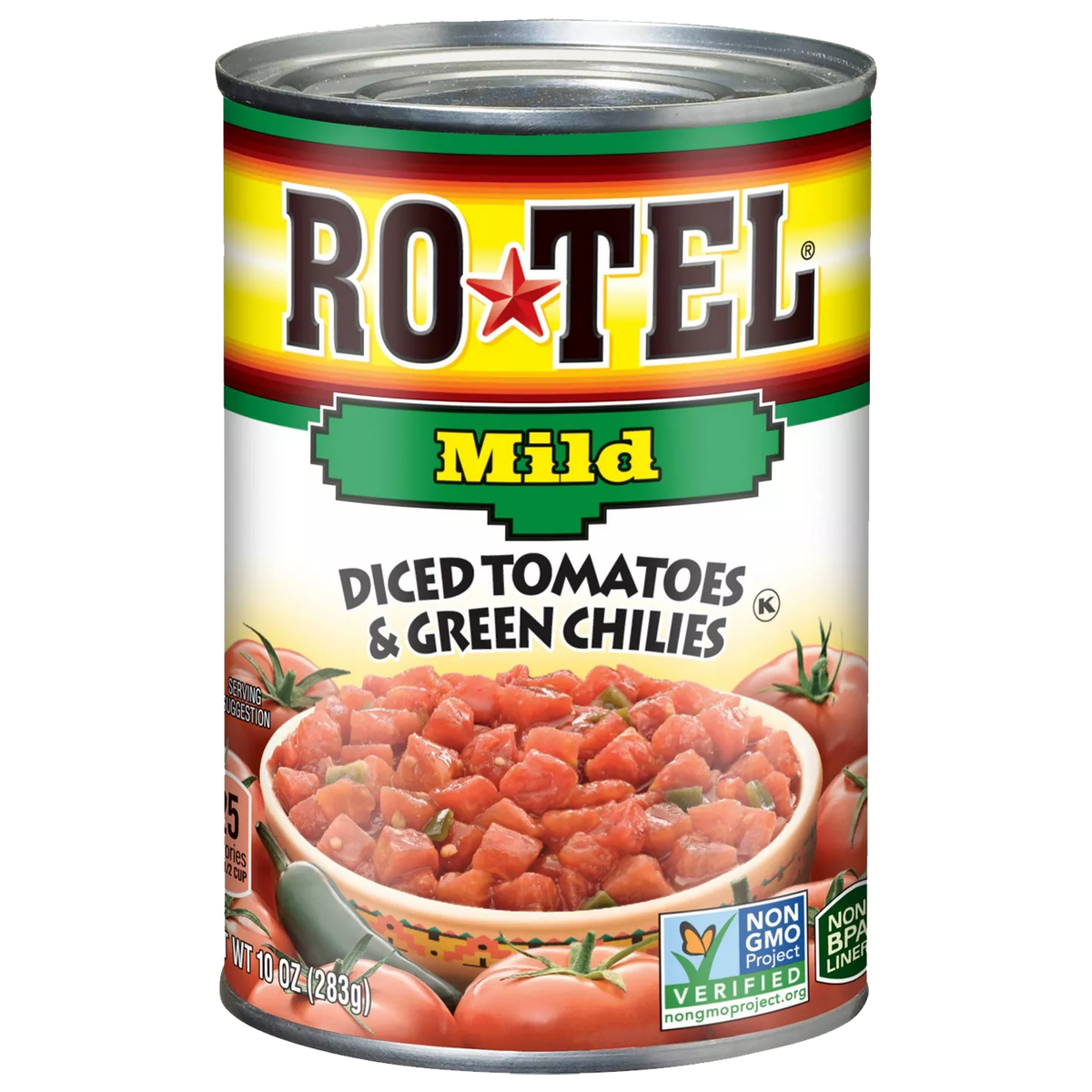 Ro-Tel Mild Diced Tomatoes & Green Chilies 283g (Best Before : 22 Sep 2026)