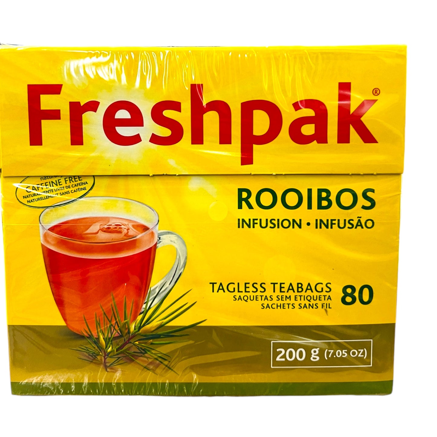 Freshpak Rooibos Infusion Tagless Tea Bags 200g 80ct [South African]