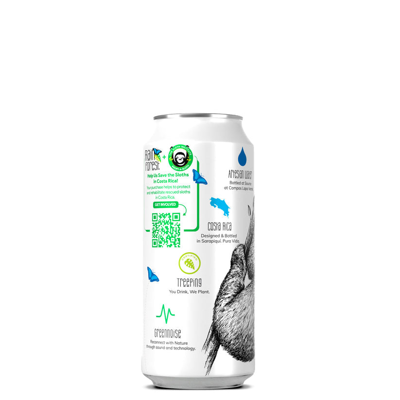 RainForest Premium & Natural Artesian Spring Water from Costa Rica, Aluminium Cans 475mL