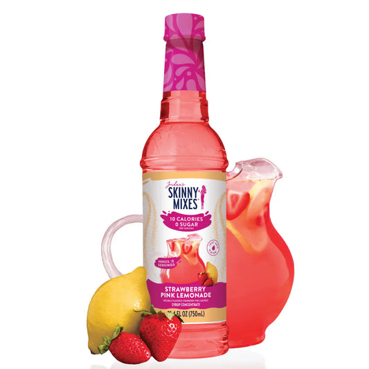 Skinny Sugar Free Strawberry Pink Lemonade Syrup 750ml