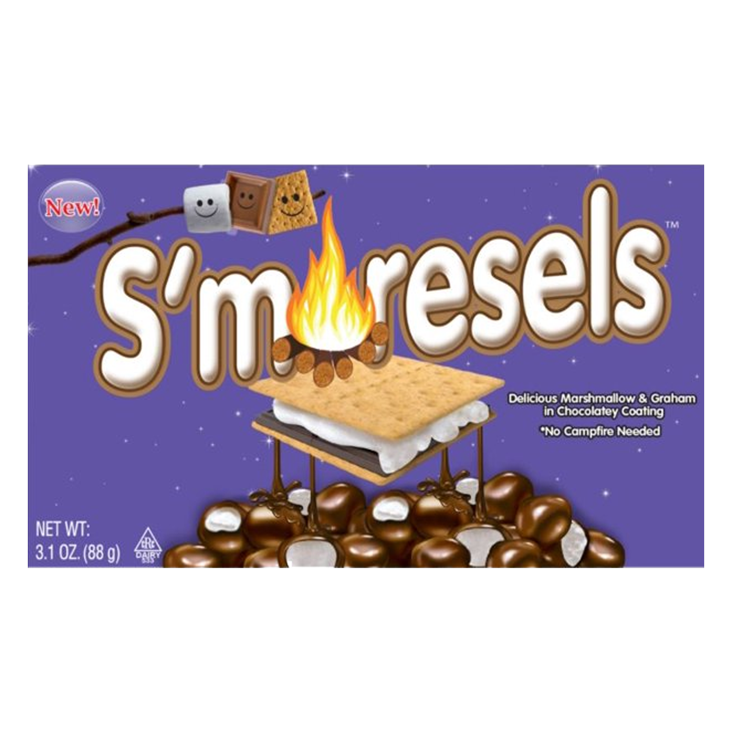 Cookie Dough Bites S'moresels 88g (Best Before March 2026)