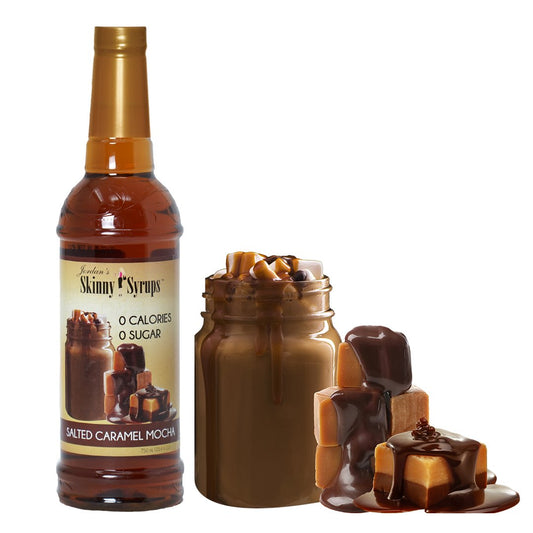 Skinny Sugar Free Salted Caramel Mocha Syrup 750ml (Best Before Date :-10/07/2025)