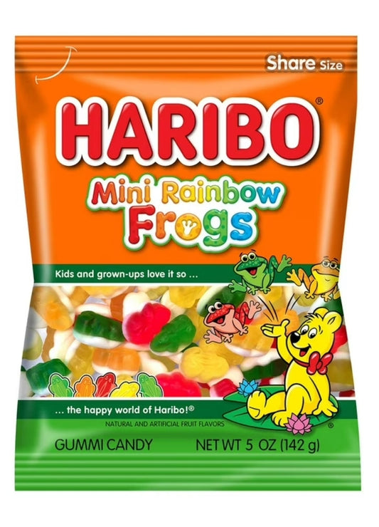 Haribo Mini Rainbow Frogs 142g