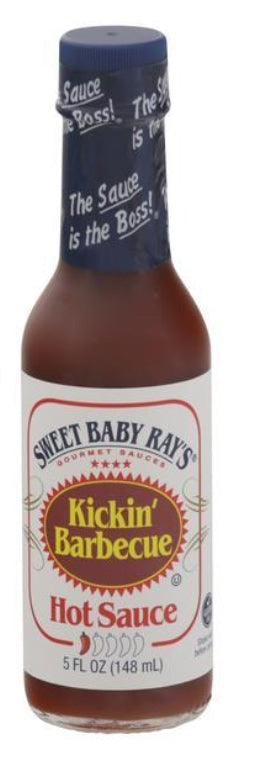 Sweet Baby Ray's Kickin' Barbeque Hot Sauce 148ml(Best Before Date 20/02/2026)
