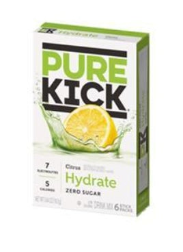 Pure Kick Hydrate Zero Sugar Single To Go Citrus  18g