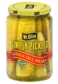 Mt Olive Simply Kosher Dill Spears  710ml (No Label)
