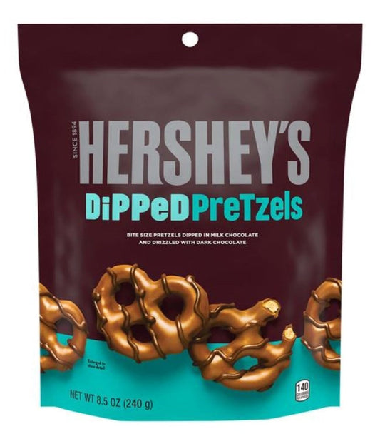 Hershey's Dipped Pretzel Pouch 240g