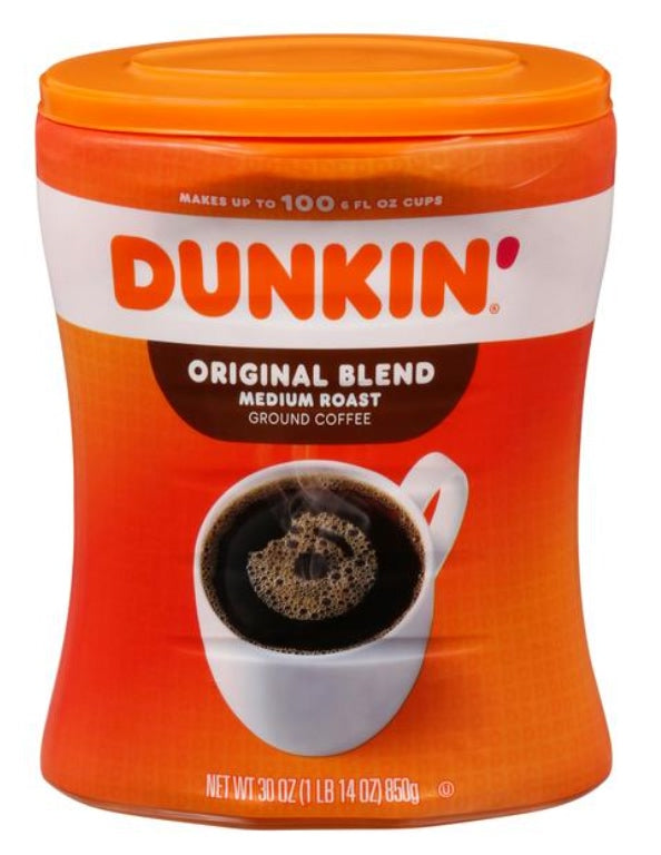 Dunkin Donuts Original Blend Medium Roast Cannister 850g (Best Before Date May 2026)