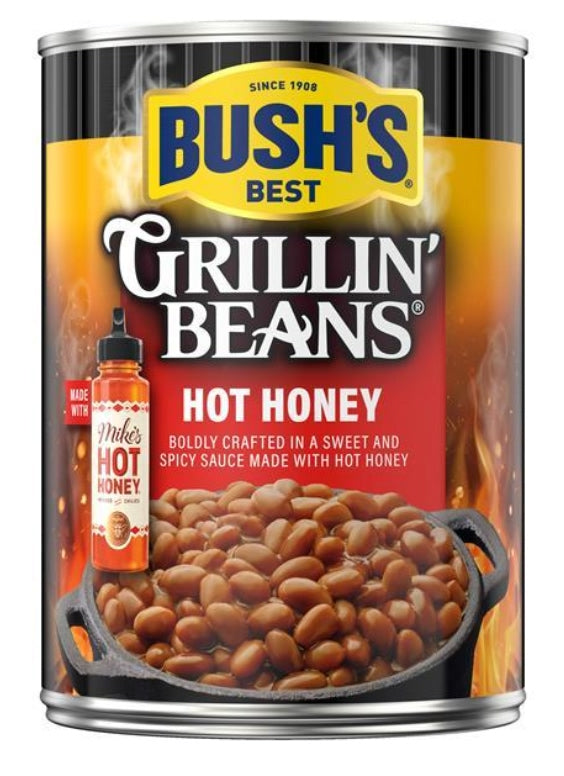Bush's Grilling Beans Hot Honey 615g (Best Before : Sep 2026)