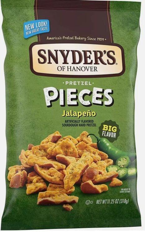 Snyder's Pretzel Pieces Jalapeno 340g